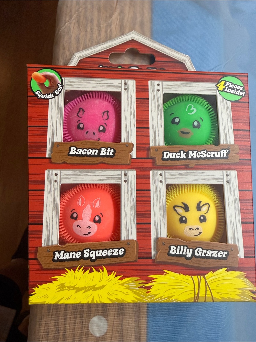 1 Box of Four for $35.00 Fuzz Ball Farmyard - Picture 4 of 5
